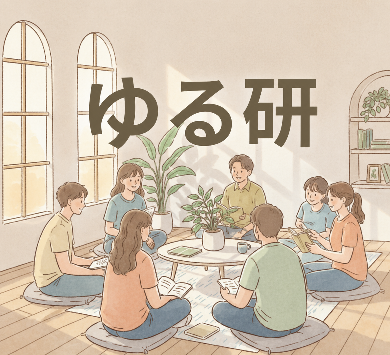 ゆる研 イラスト